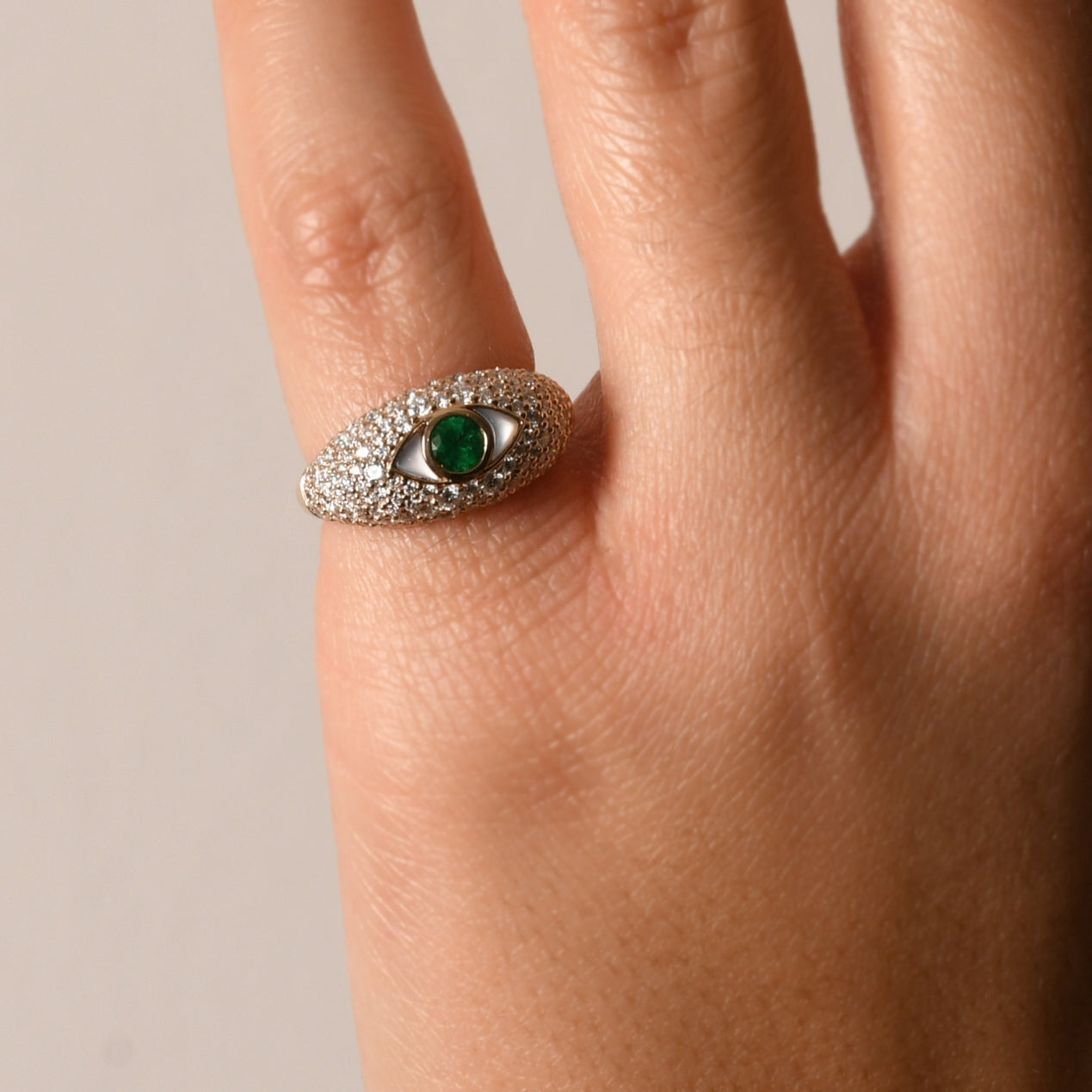 Emerald Eye Ring