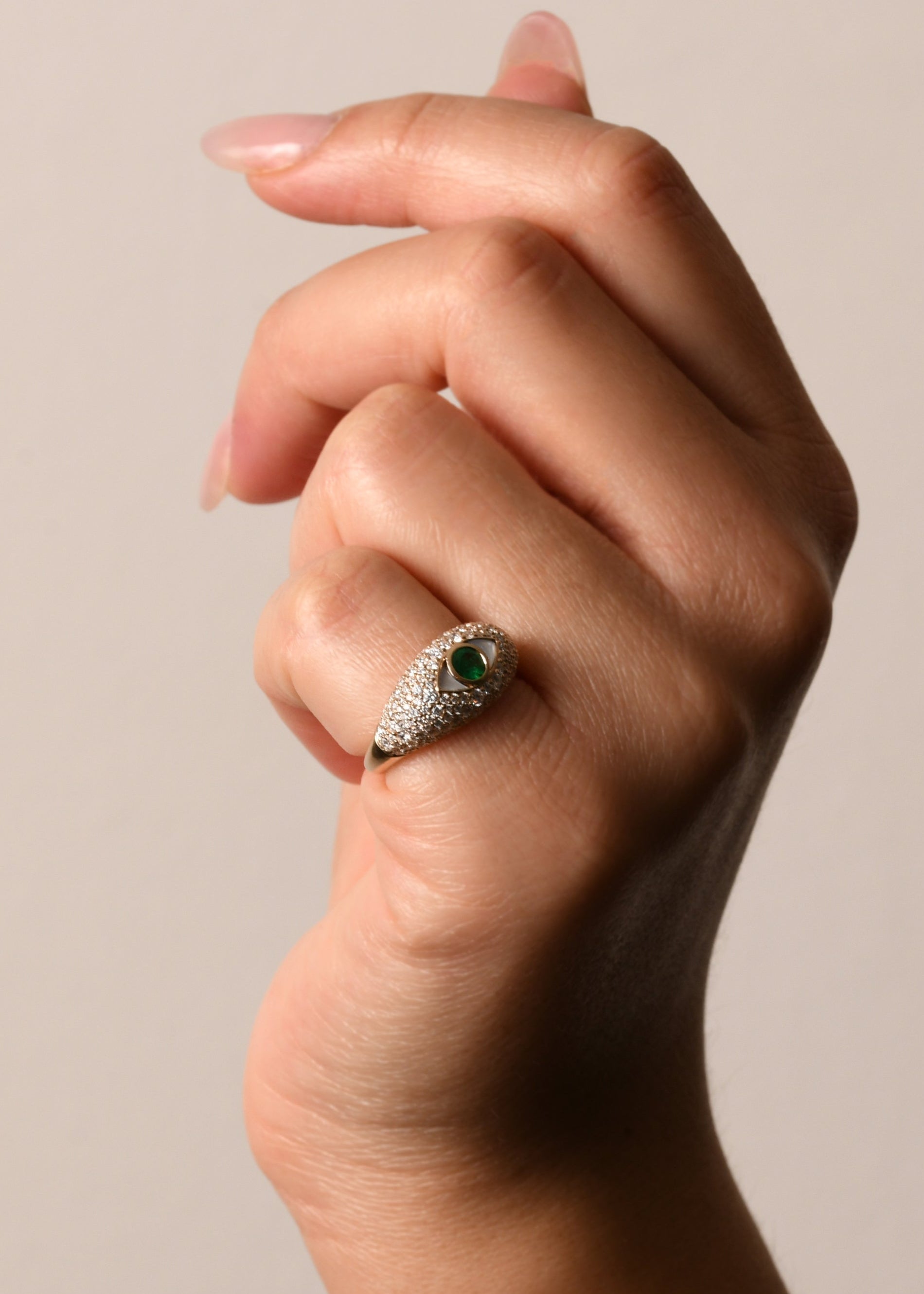 Emerald Eye Ring