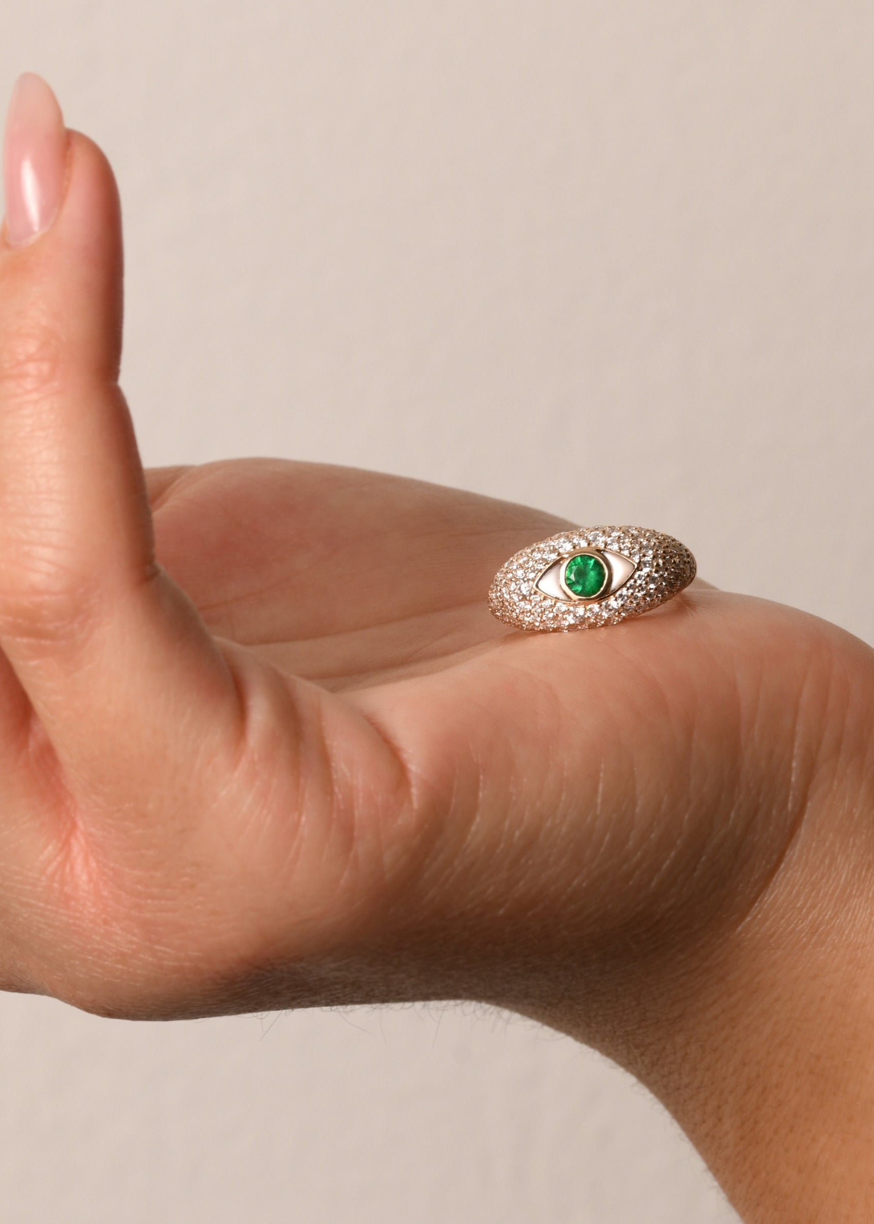 Emerald Eye Ring