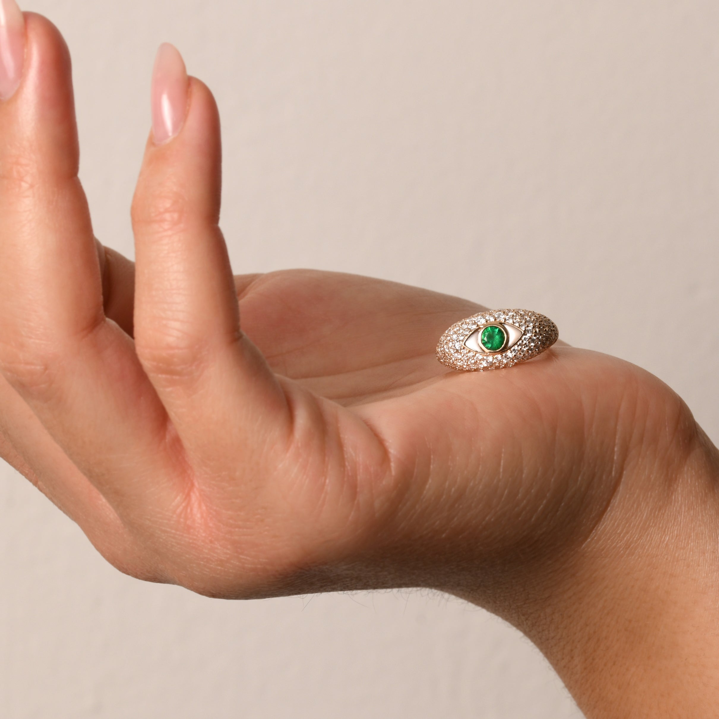 Emerald Eye Ring