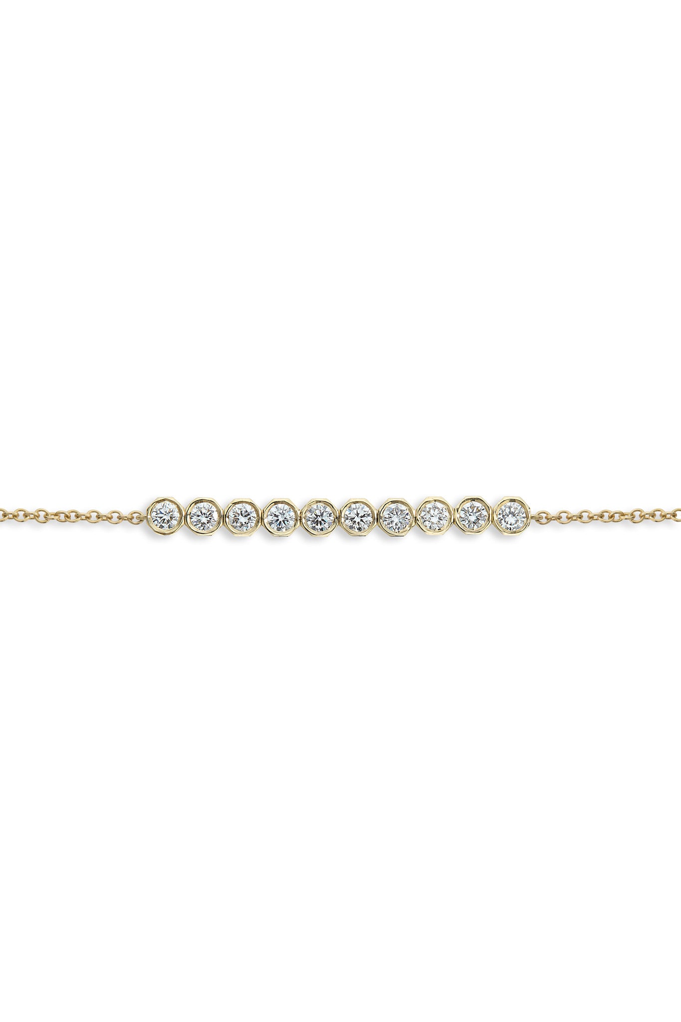 Diamonds Bezel Tennis Bracelet