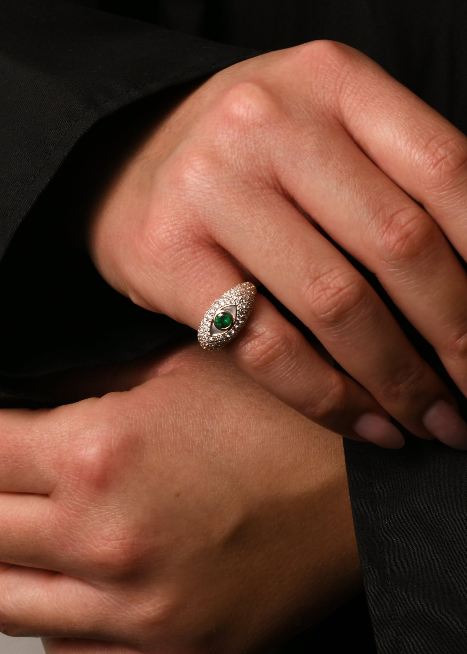 Emerald Eye Ring