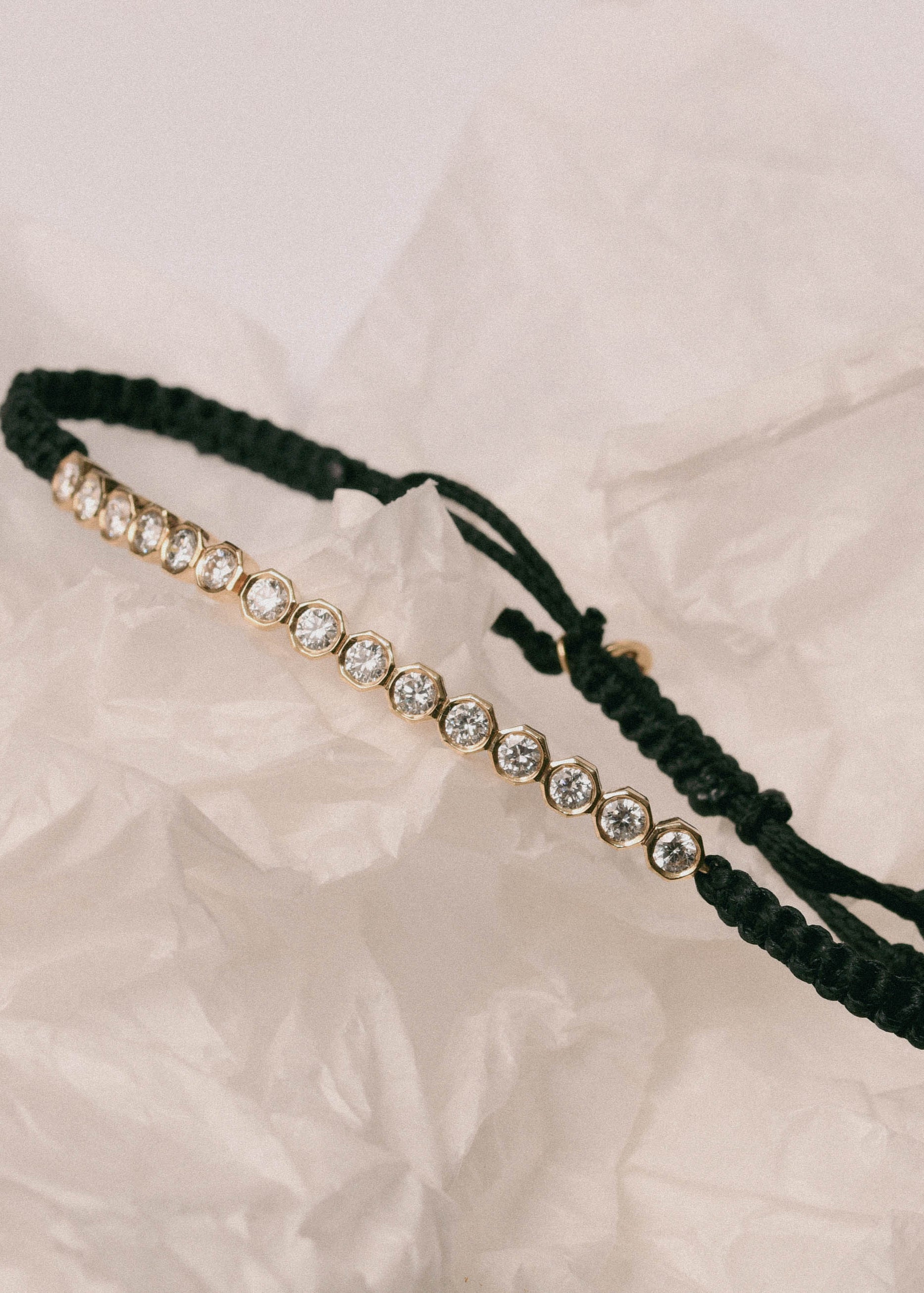 Diamonds String Bracelet